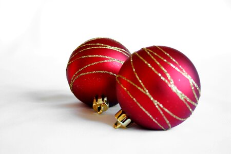 Balls red gold