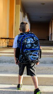 First steps primary school school bag photo