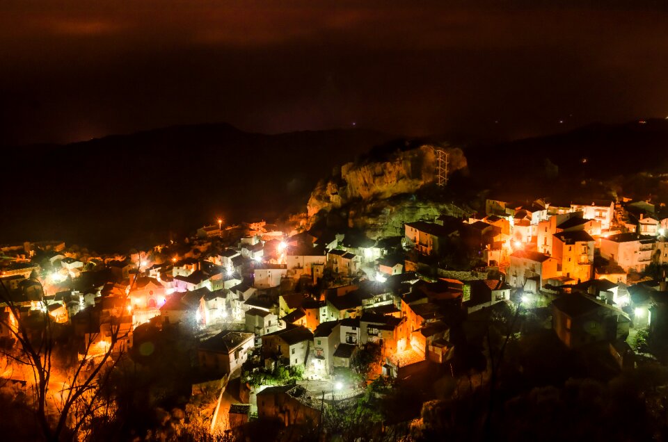 City lighting night