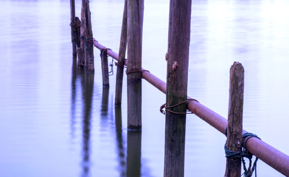 Watermark railing wood