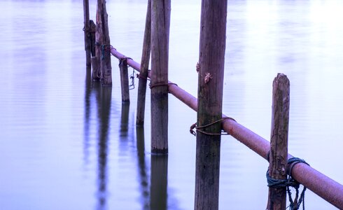 Watermark railing wood
