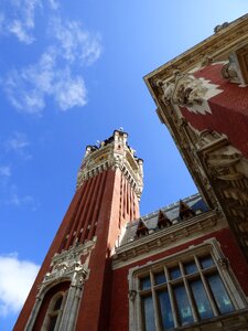 Belfry of the town hall calais not of calais photo