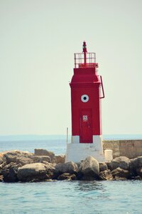 Lighthouse sea landscape