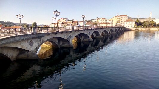 Flowing river landscape photo