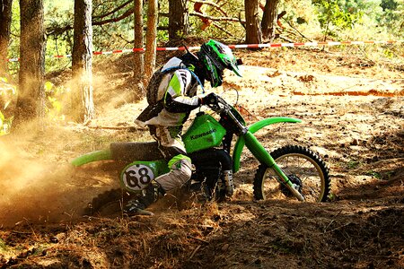 Motorcycle cross motocross ride