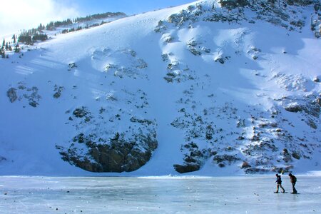 Snow winter frozen photo