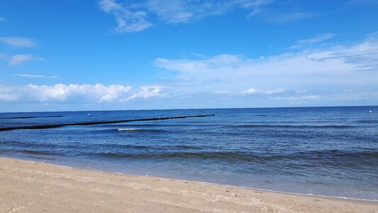 Baltic sea beach water photo