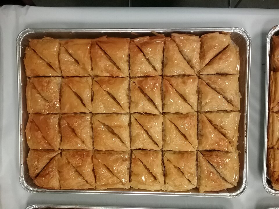 Baklawa greek walnut pastry