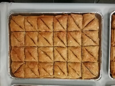 Baklawa greek walnut pastry