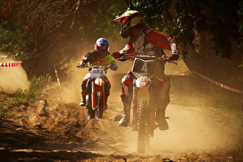 Motorcycle cross motocross ride