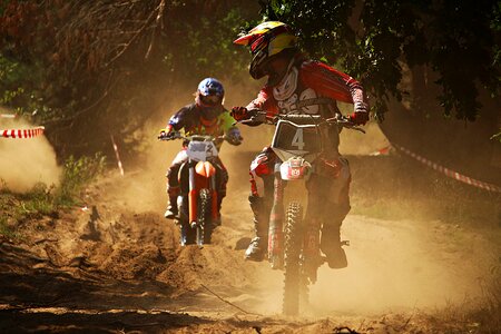 Motorcycle cross motocross ride