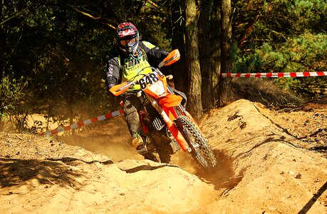 Motorcycle cross motocross ride