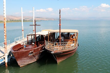 Israel boat lake of galilee