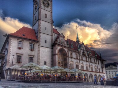 The town hall the market holidays