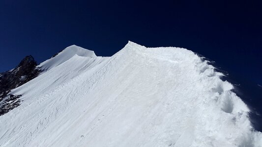 Summit graubünden switzerland photo