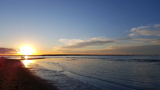 New brunswick beach sunset photo