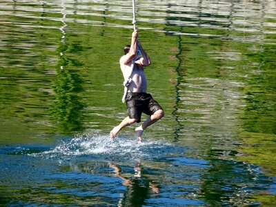 Swing playing summer photo