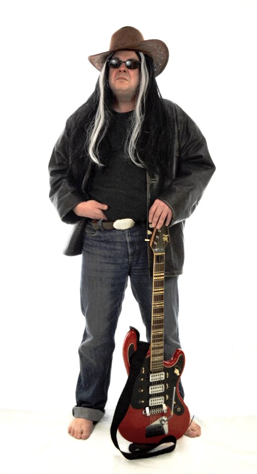 Rocker electric guitar rock music