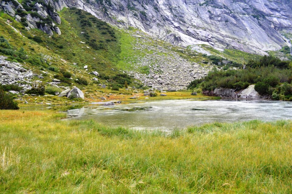 Nature bergsee scree