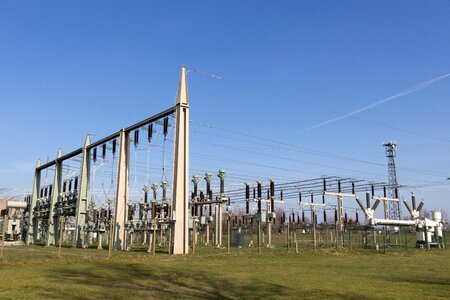 Strommast electricity cable