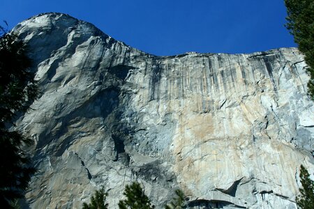 Mountain blue sky landscape photo