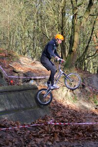 Trial bicycle contest photo