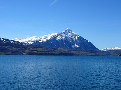 Mountain landscape alpine water photo