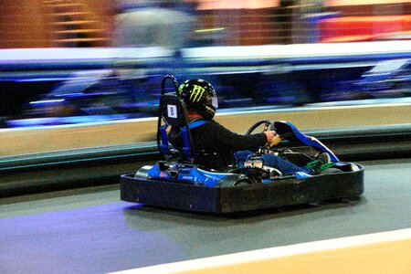 Go-kart motion blur