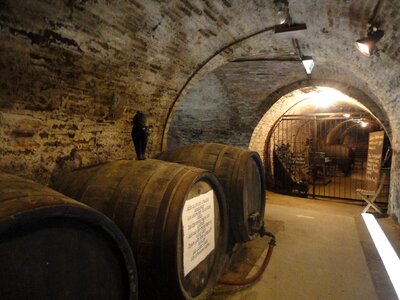 Wooden barrels barrels stock