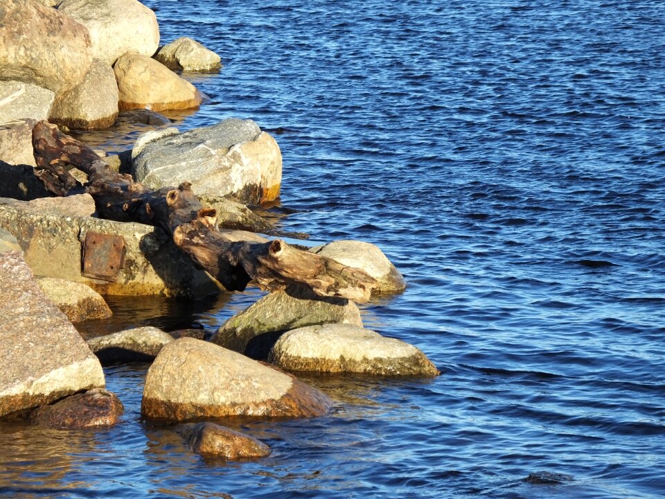 Rocks blue calm