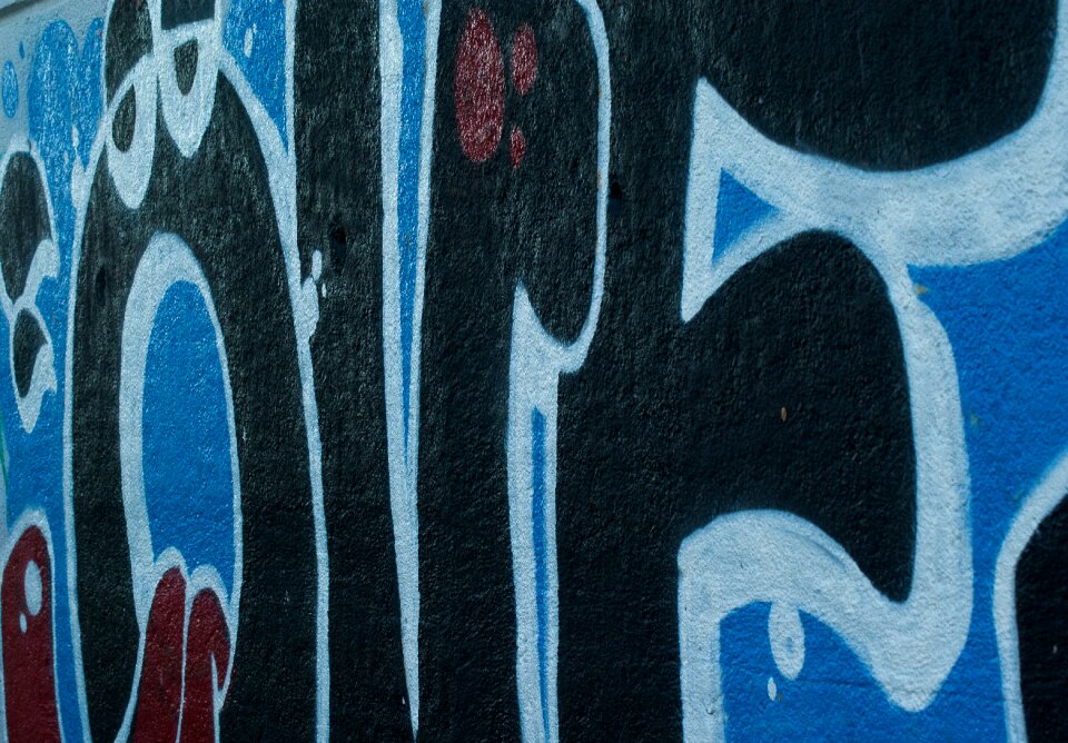 Street art mural graphics