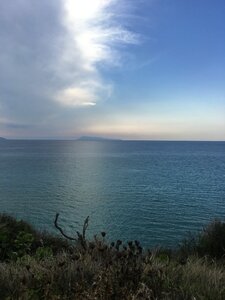 Sea summer cliffs