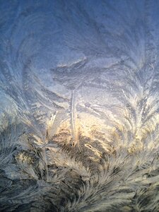 Ice crystals ice winter landscape