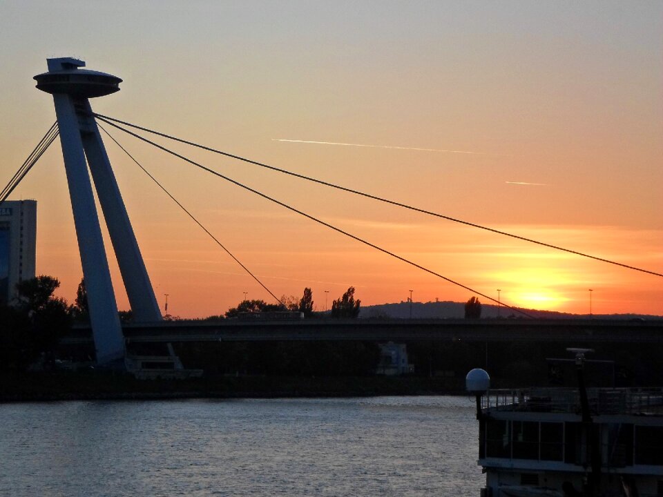 Bratislava ufo sunset