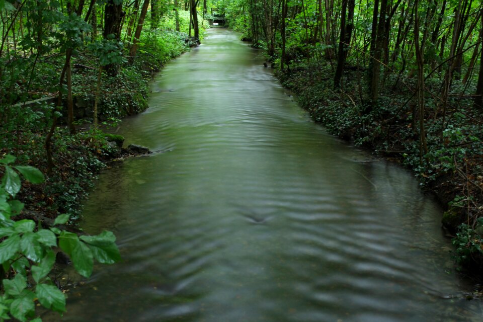 Long exposure landscape nature