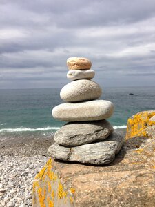 Stone sea pyramid photo