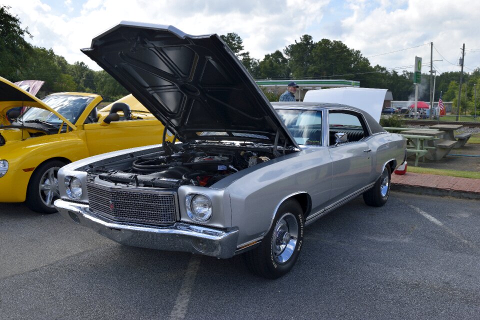 Restored car show vintage