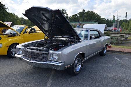 Restored car show vintage