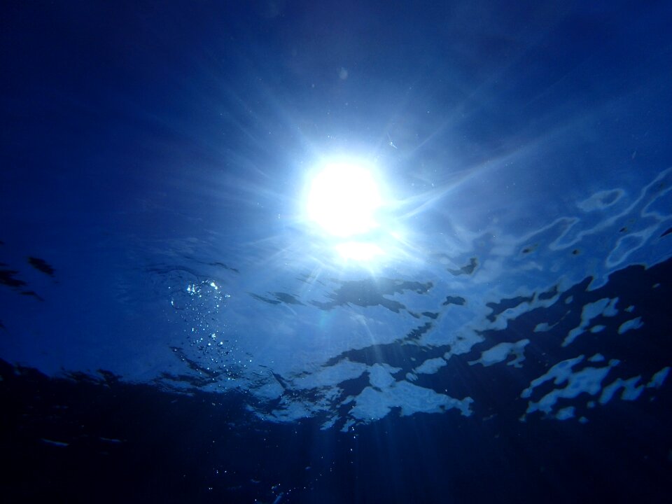 Water reflection light