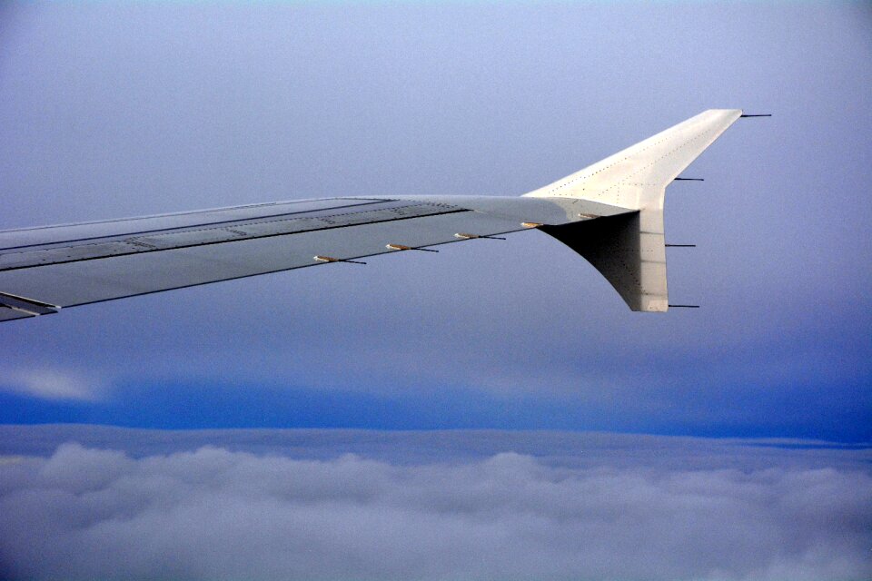 Blue sky high up