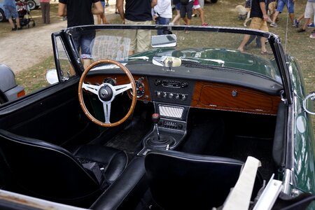 Old triumph tr3 photo