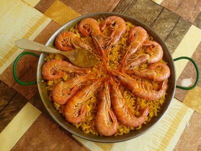 Delicious shrimp traditional