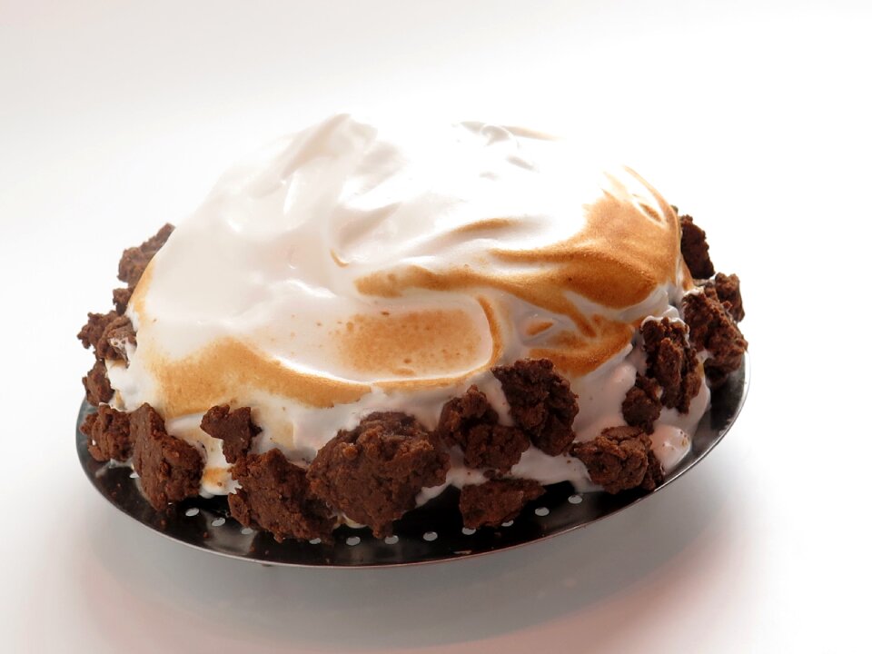 Snow meringue cocoa