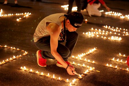 Square prayer love photo