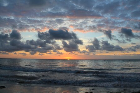 Sun sunrise clouds photo