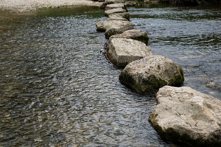 Water germany stones photo