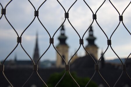 Fence church towers