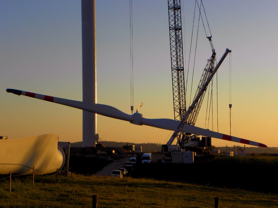 Science technology the windmills green energy