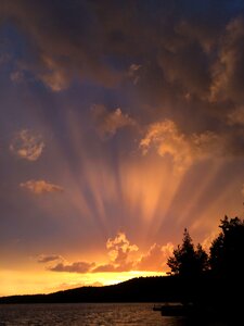 Romance nature abendstimmung