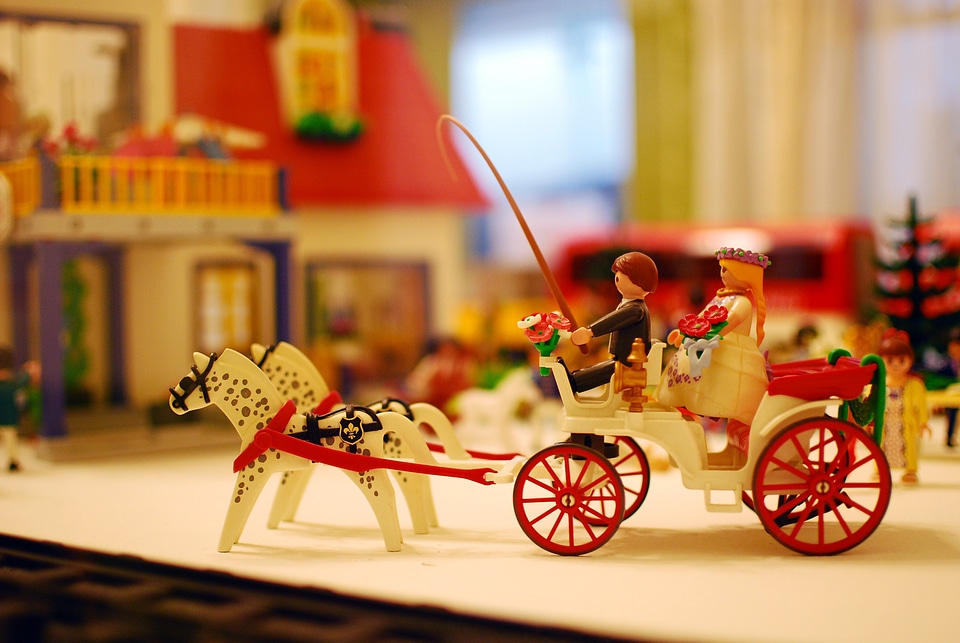 Playmobil wedding carriage Free photos